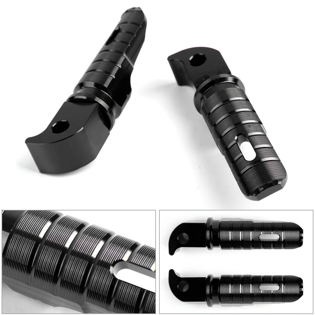 MT10 Black CNC Rear Pegs for Yamaha MT07, FZ10, FZ07, MT09, FZ09 (2014–2023)