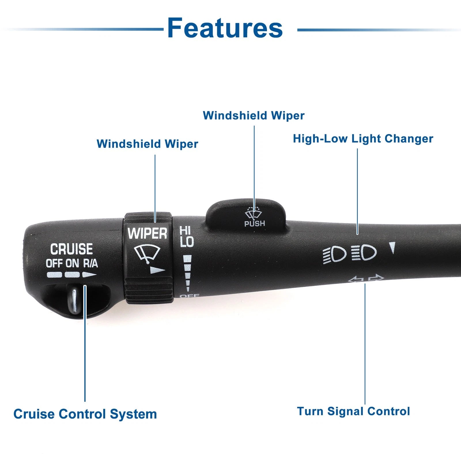Turn Signal Switch Lever for Chevrolet S10 (1998–2004)