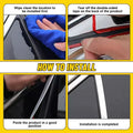 5M Chrome Door Window Guard Trim Protector Strip for Universal Vehicles (N/A)