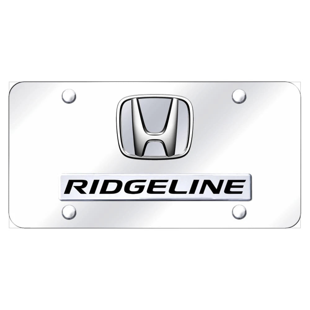 Dual Chrome Plain on Chrome Plate - Officially Licensed for Honda Ridgeline