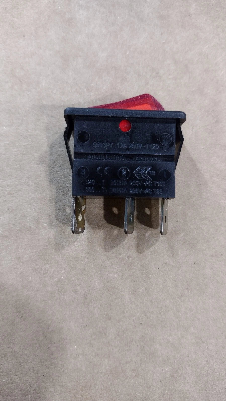 12V Lamp Rocker Switch for Maxum 2000 (Out of Box/NOS)