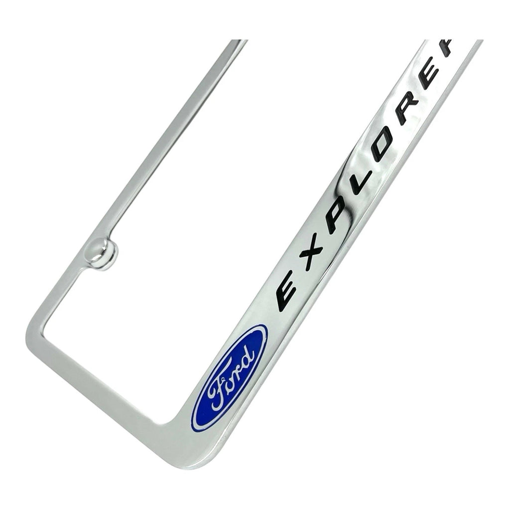 License Plate Frame Chrome for Ford Explorer ST (2023–2024)