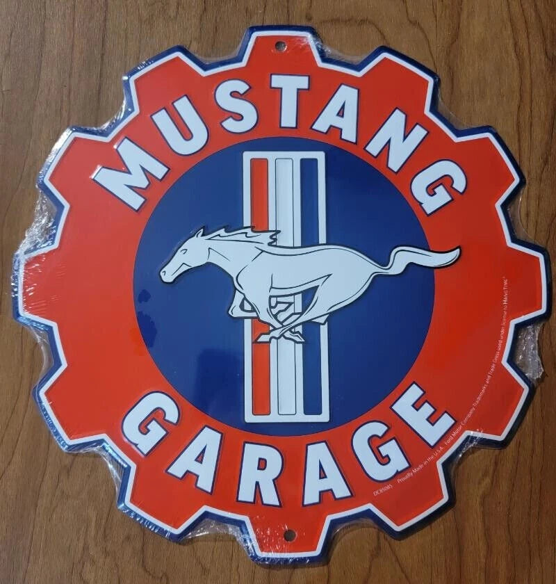 Garage Parking Sign for Mustang (12")