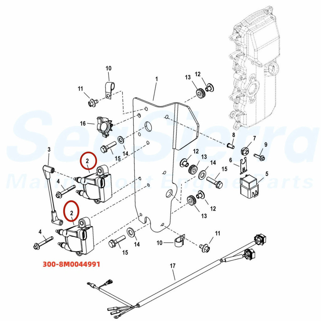 Ignition Coil for Mercury (300-8M0044991)
