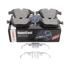 Set of 4 Bosch QuietCast Front Semi-Metallic Brake Pads for BMW E84 E90 E91 E92