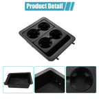 Set of 1 Center Console Cup Holder Bezel Black for Chevrolet Silverado 1500 (2014–2019) 22860866