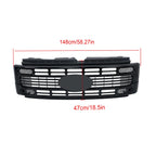 Glossy Black Front Grille for Ford F250 XL/XLT (2023–2024)