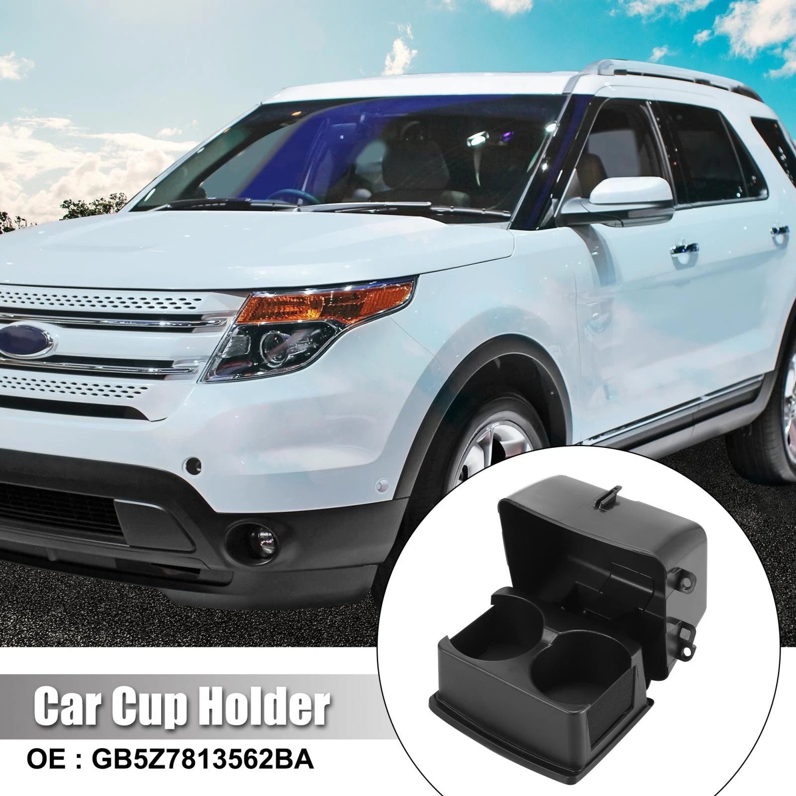 Rear Seat Cup Holder for Ford Explorer (2016–2018) GB5Z7813562BA
