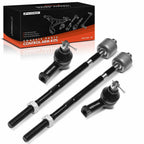 Set of 4 Steering Tie Rod Ends for Mitsubishi Diamante