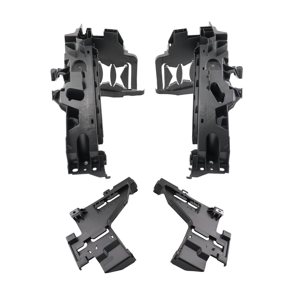 Headlight Bracket Pair for Audi Q5 (2009–2012) Holder Mount + Plate Retainer