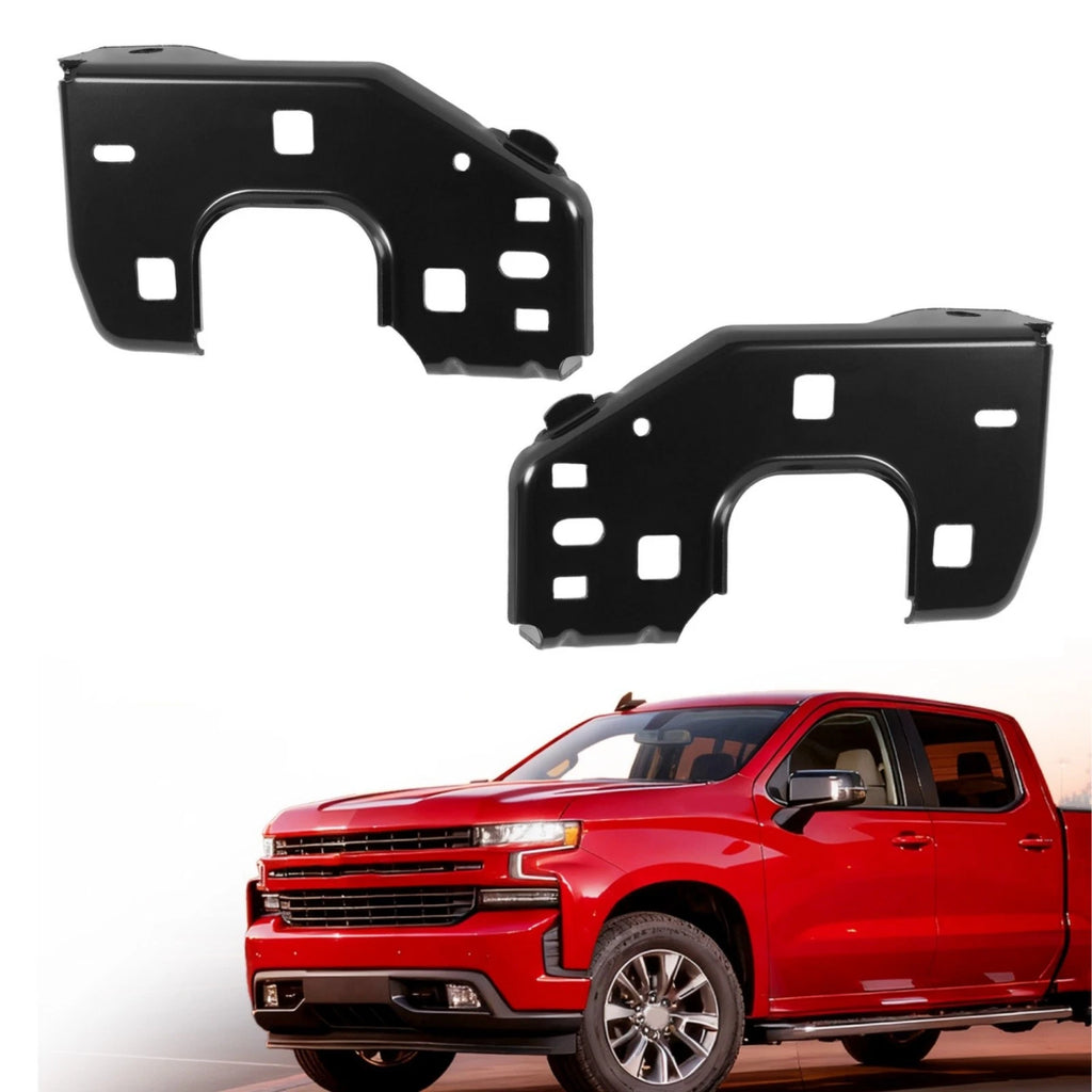 Set of 2 Front Bumper Bracket Retainers for Chevy Silverado Sierra 1500 (2019–2025)