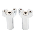 3.5" Chrome Straight Handlebar Risers for Harley Dyna Sportster Softail