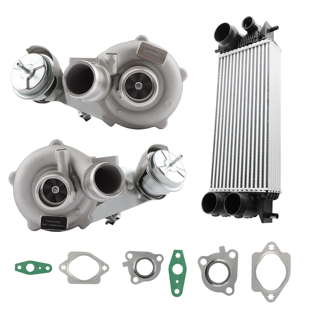 Turbo Intercooler Kit For Ford F150 F-150 Ecoboost V6 3.5L 2013 2014-2016 Gas