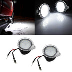 2X White LED Side Mirror Puddle Lights for Ford F150 Raptor (2009–2014)
