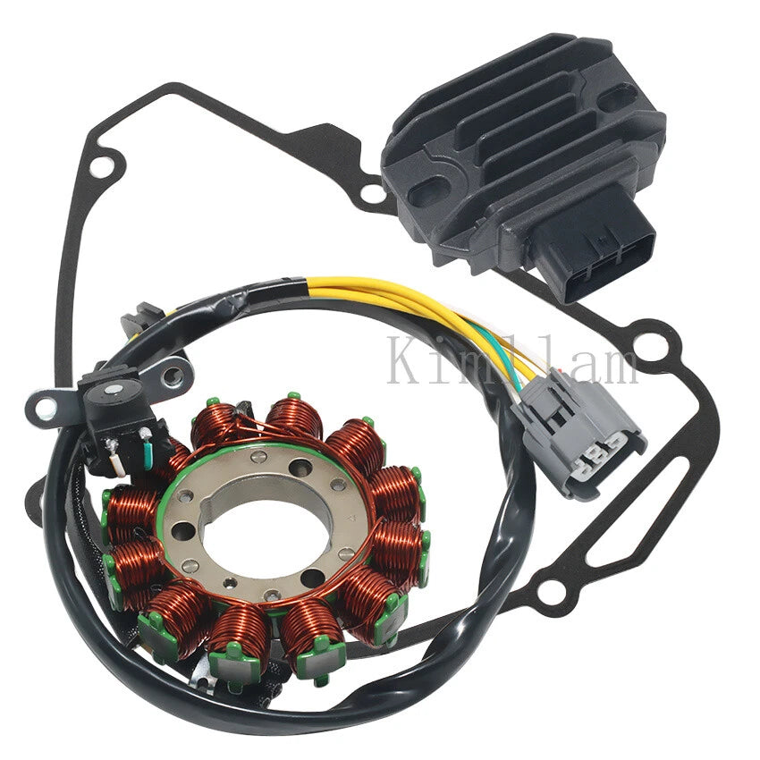 Stator Coil + Regulator Rectifier + Gasket for Kawasaki KX250F (2011–2012) 21003-0102