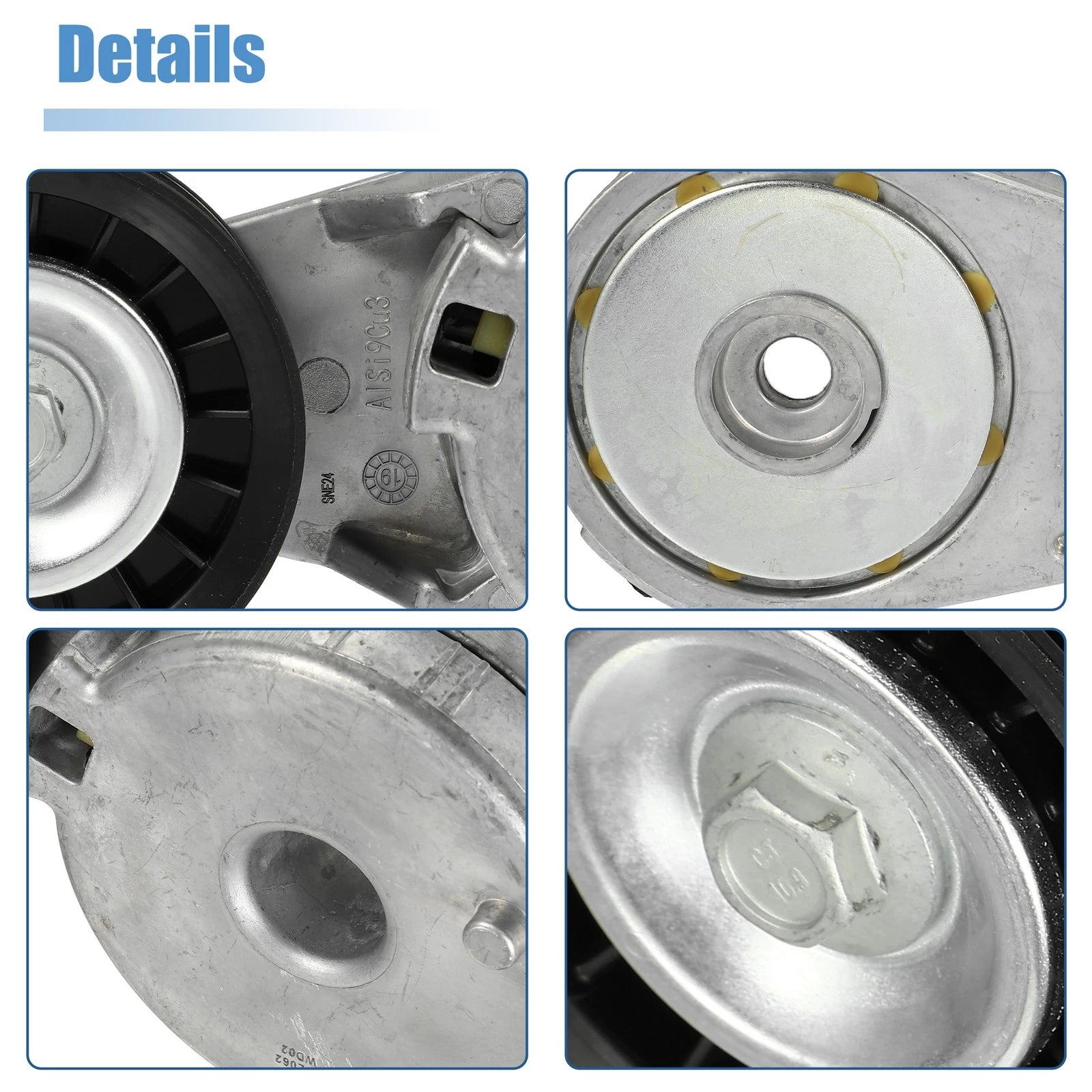 Engine Drive Belt Tensioner with Pulley for Buick Rendezvous (2001–2004) 12563083