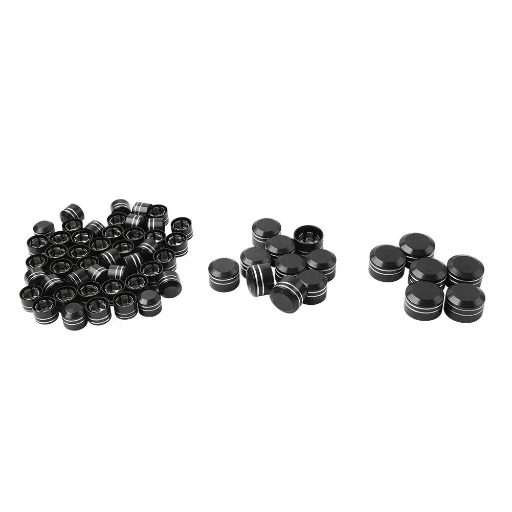62X Engine Bolt Caps for Harley Touring Road King Street Glide (2017-2024)