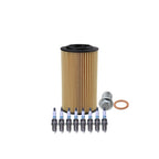 Wix Engine Oil Filter & Denso Spark Plugs Set for W202 C43 AMG W220 S500 (1998–2005)