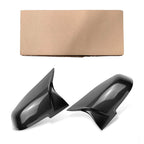 2X Carbon Fiber Side Mirror Cover Caps for BMW 3 Series (2012–2019)