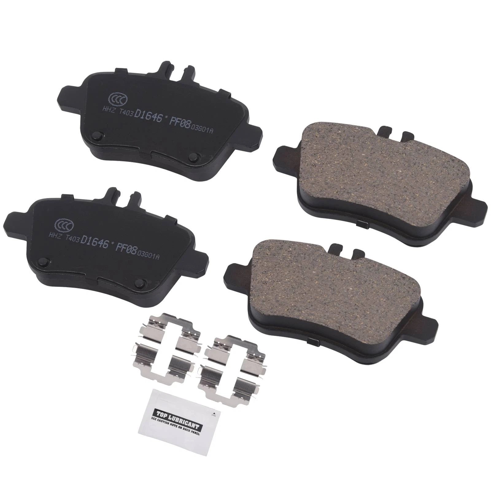 Rear Ceramic Brake Pads for Mercedes-Benz B250 CLA250 GLA250 (2015–2019)