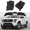 Set of 4 TPE Rubber Car Floor Mats for Toyota Tacoma Double Cab (2024–2026)