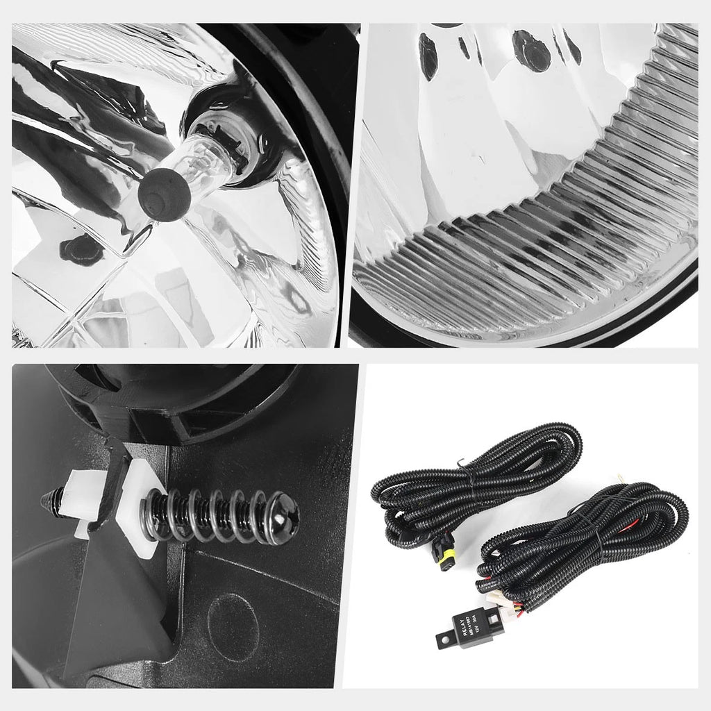 Clear Lens Fog Lights for Ford F150/Lincoln Mark LT (2006–2010)