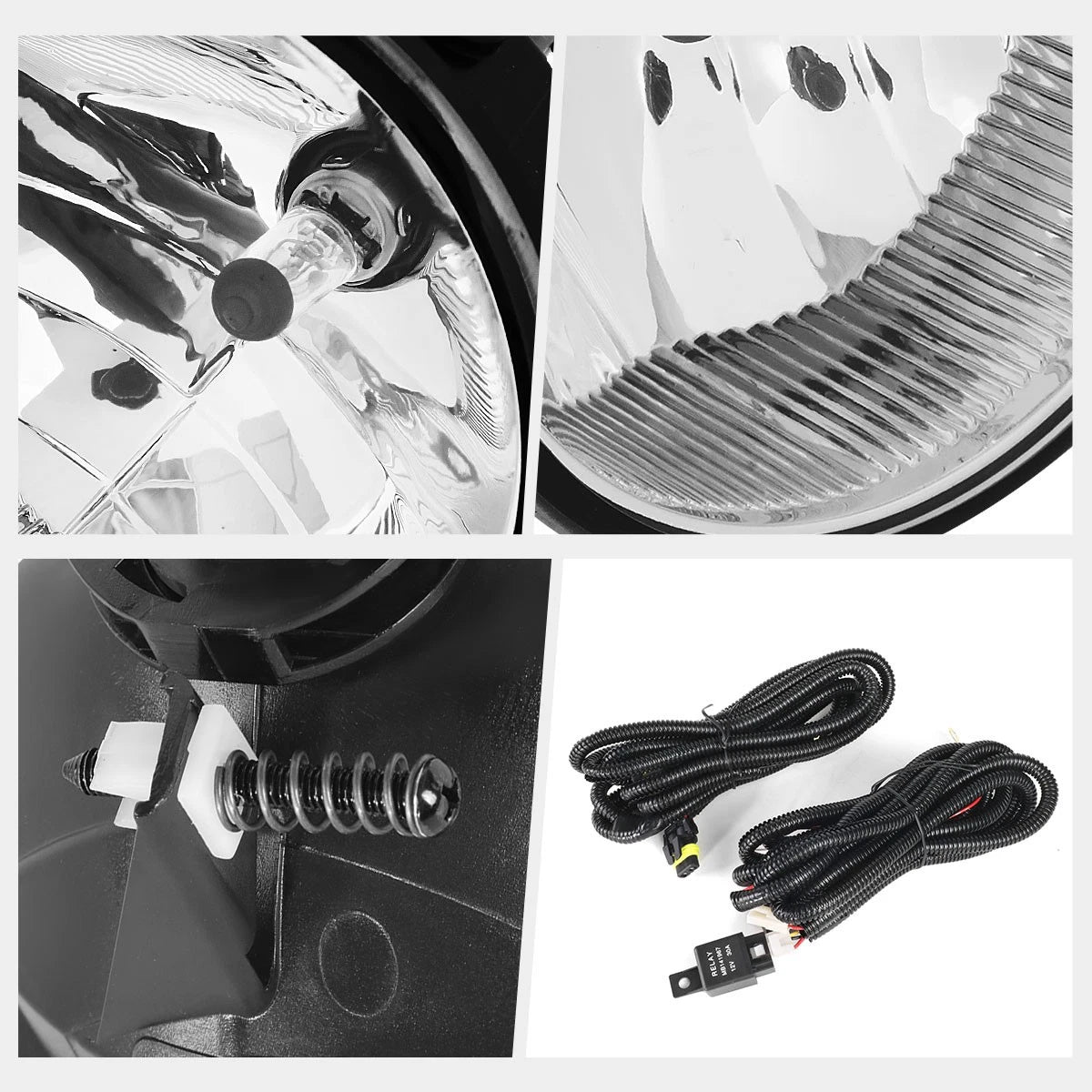 Clear Lens Fog Lights for Ford F150/Lincoln Mark LT (2006–2010)