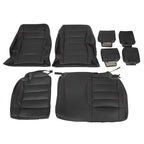 Set of 4 Seat Covers for Jeep Wrangler 4Door (2008–2010) Black