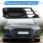 1pc Fog Light Grill for Audi A6 C7 (2014–2018) No. 4G0807682AD Black