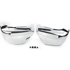 Pair Chrome Battery Side Fairing Covers for Honda Magna VF 750 (94-04)