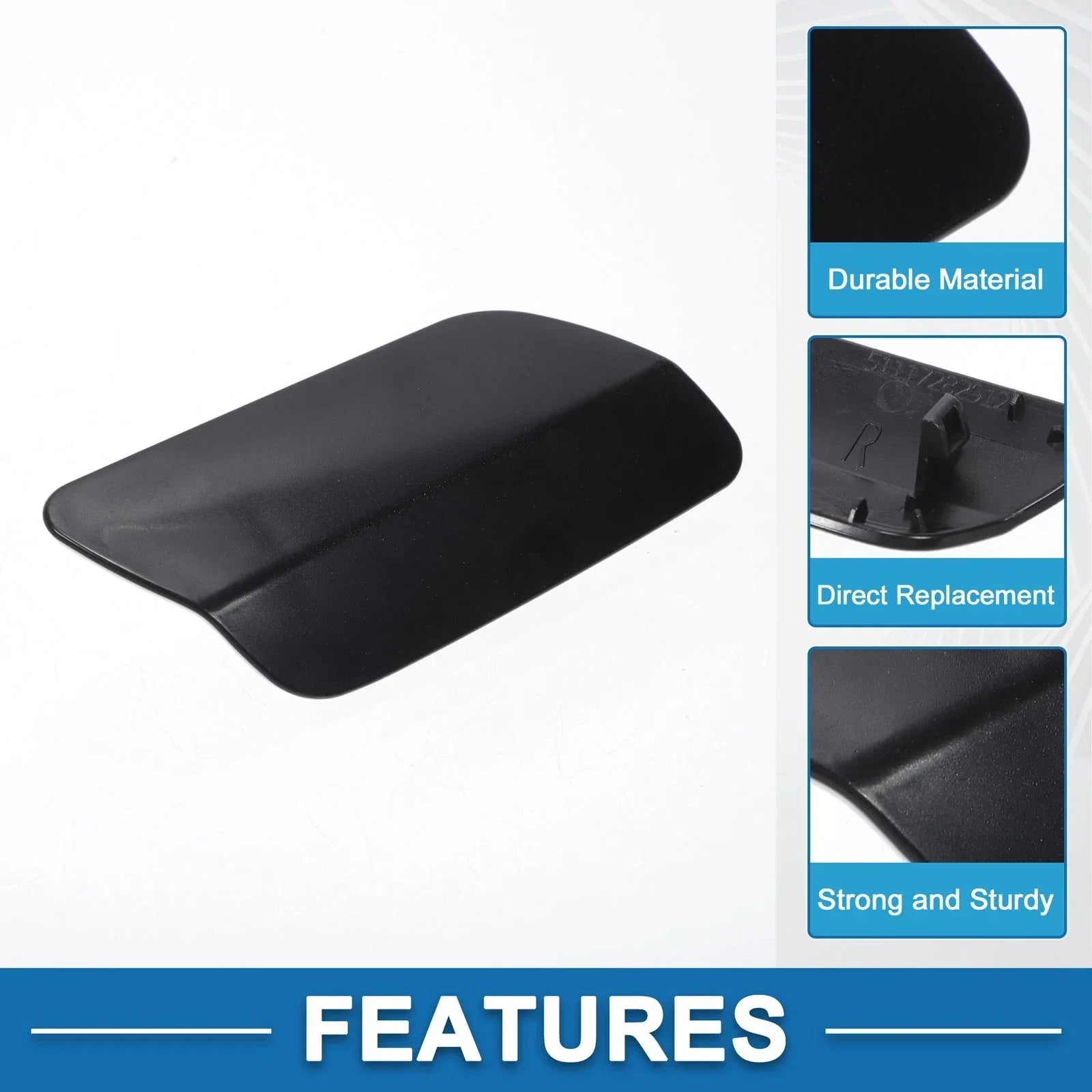 Right Front Bumper Headlight Washer Nozzle Cover Cap for BMW 640i (2012-2015)