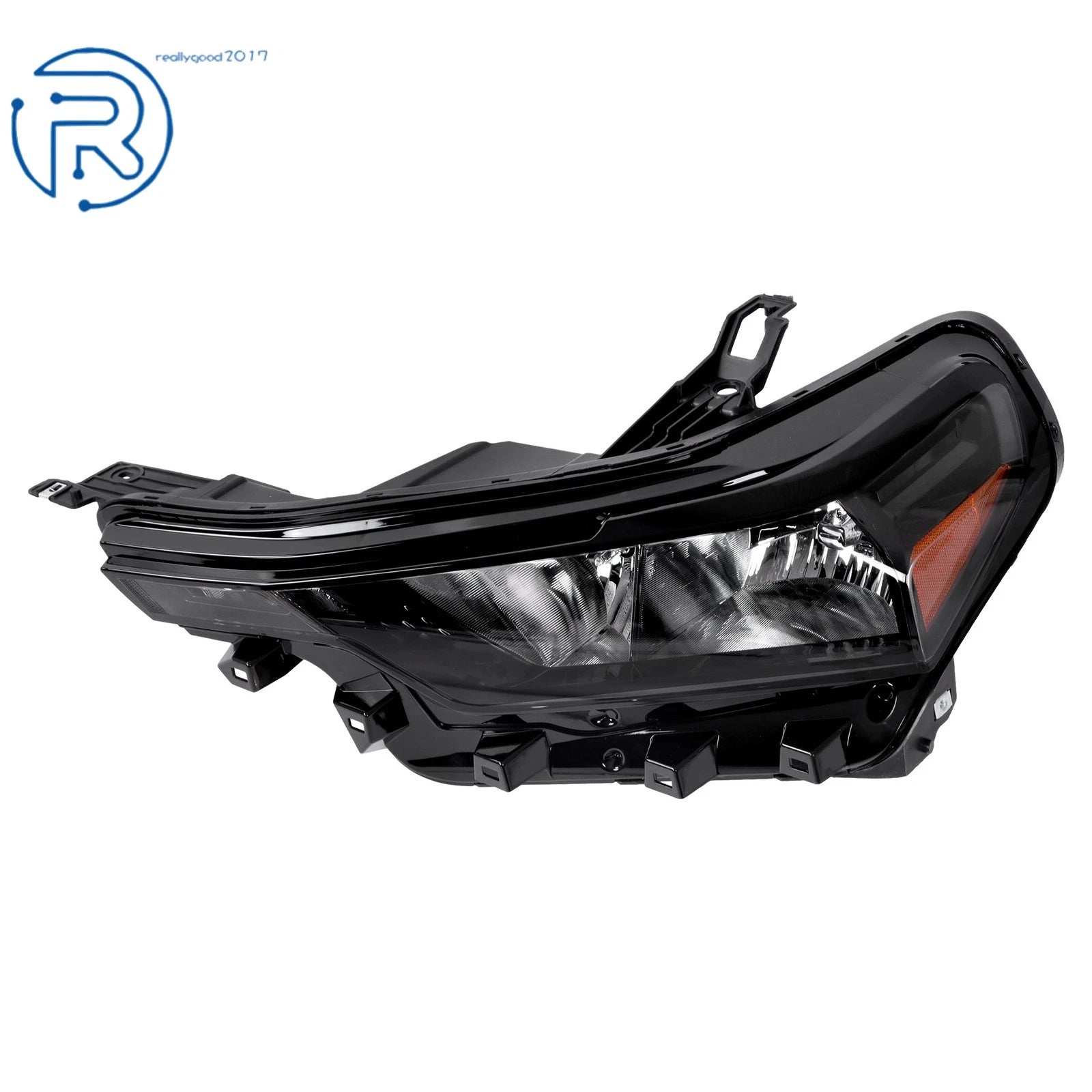 Left Side Headlight Assembly for Chevrolet Colorado (2023-2025) Black Halogen