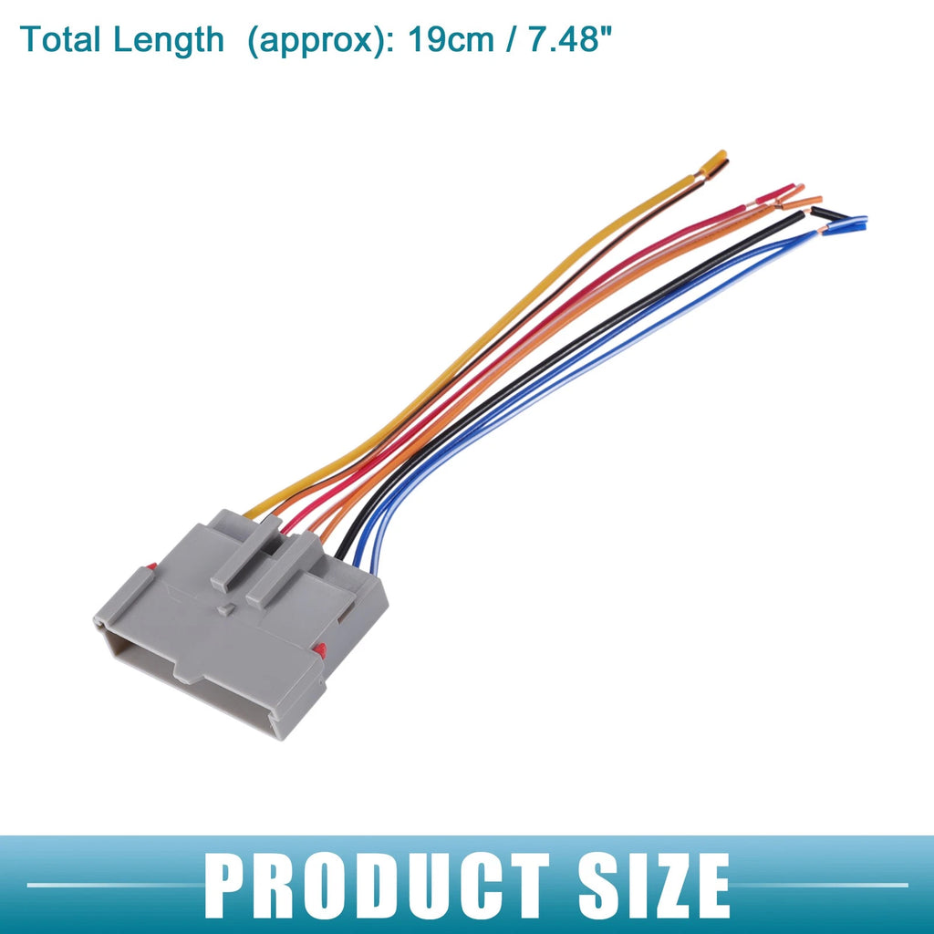 Set of 1 Car Stereo CD Player Receiver Wiring Harness for Ford Crown (1986–2004) 724117875961