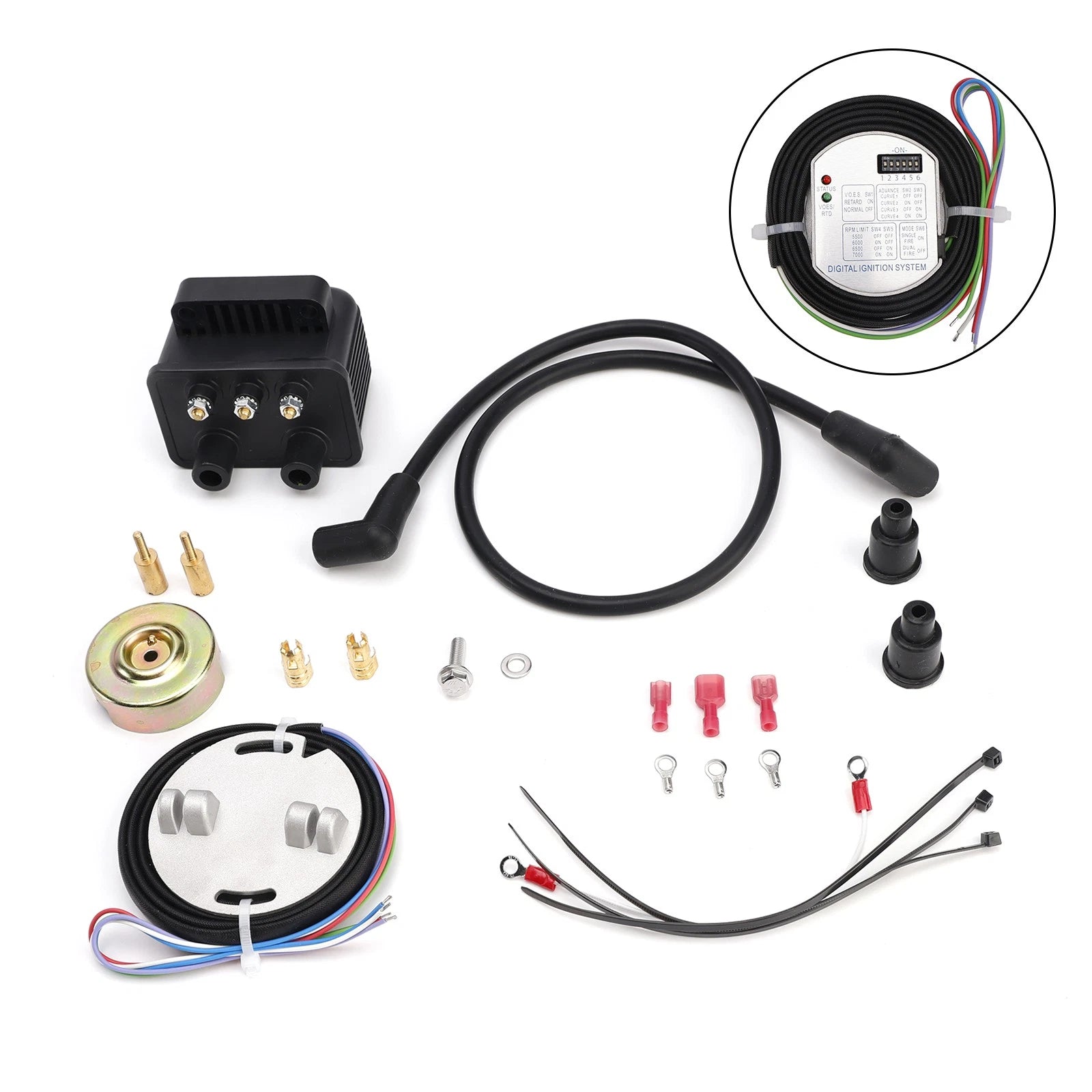 2X Fire Electronic Ignition Kit for Big Twin Models (1970–1999)