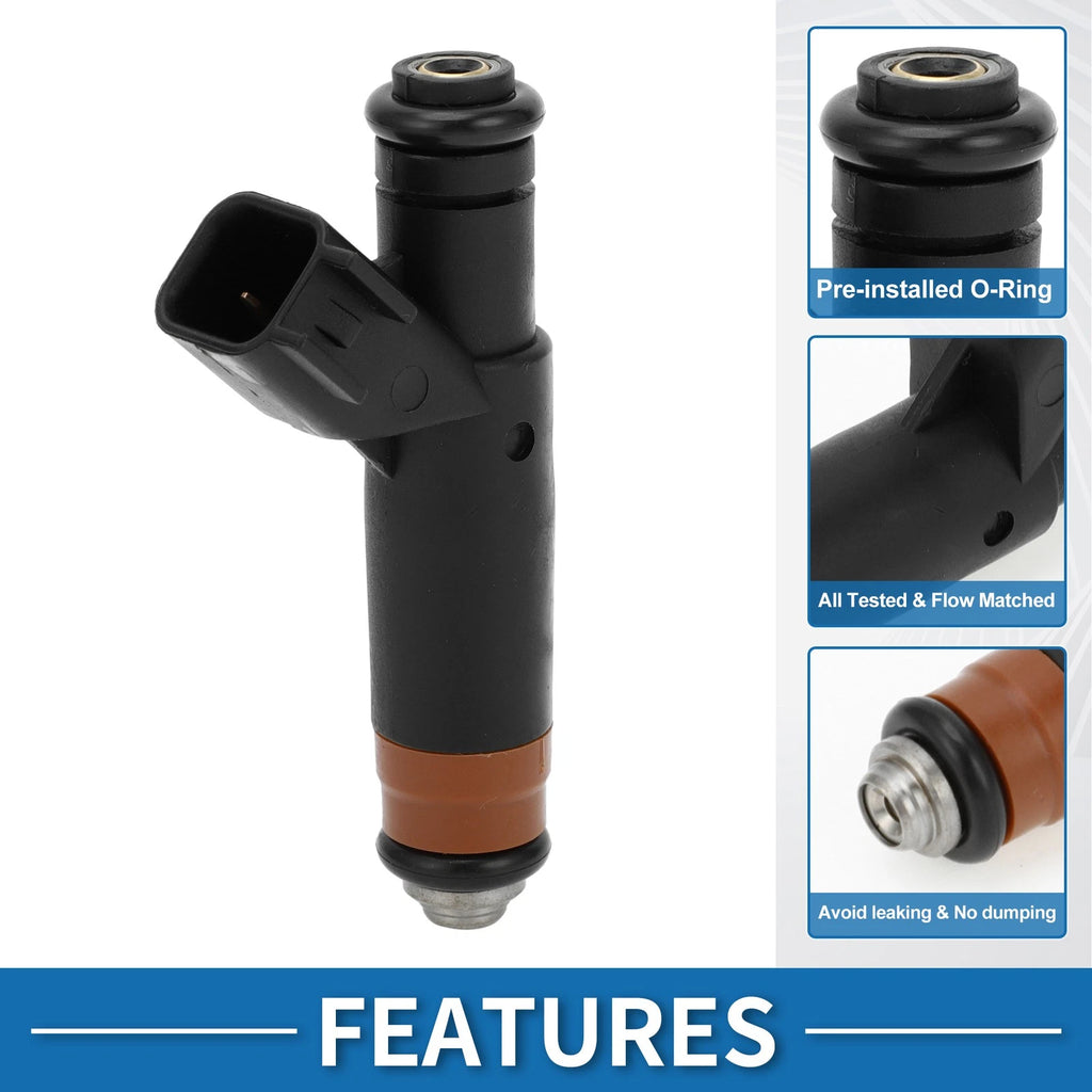 Fuel Injector No.4L8Z-9F593-AA for Ford Escape (2005–2008) 3.0L Black