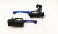 ASV F3 Front Brake Clutch Perch Levers Set of 2 Blue for Honda CRF250R CRF450R (2004–2023)