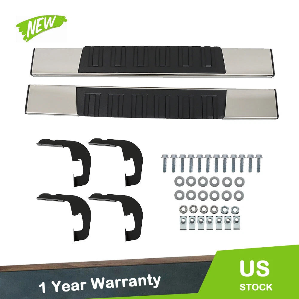 6" Running Boards for Chevy Silverado (2007–2019)