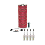 Wix Engine Oil Filter & NGK 4 V-Power Spark Plugs for Mercedes SLK230 (1997–2004)