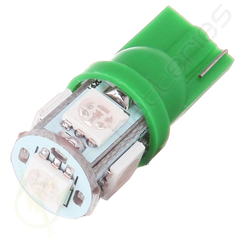 5pcs Cab Top Marker Light Smoke + 5050 12V 194 LED Bulb for Dodge (1994–1998)