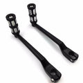 Black Heel Toe Shift Levers w/ Shifter Peg for Harley Trike Tri Glide (2014–2023)