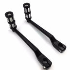 Black Heel Toe Shift Levers w/ Shifter Peg for Harley Trike Tri Glide (2014–2023)