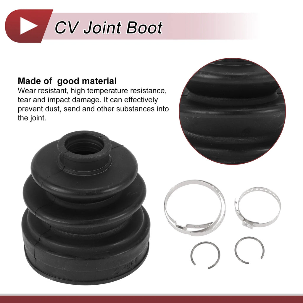 Inner CV Joint Boot Kit w/ Clamps for Mitsubishi Montero (2001–2006) MR528709