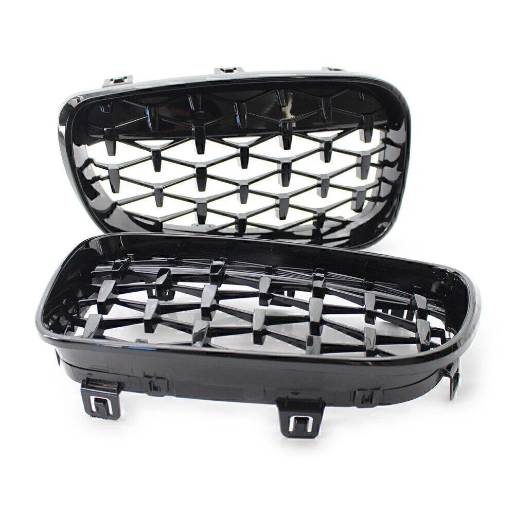 Gloss Black Front Grille for BMW E81 E82 E87 E88 1 Series (2008-2011)