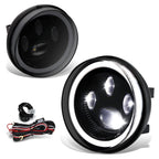 LED Halo Projector Fog Lights for GMC Sierra 1500/2500/3500 (2007–2014)