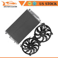 AC condenser and cooling fan assembly for Nissan Maxima (2016–2018)