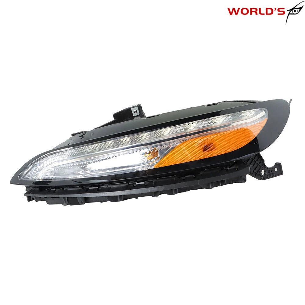 Left Headlight for Jeep Cherokee (2014–2018) Halogen with DRL Clear Lens