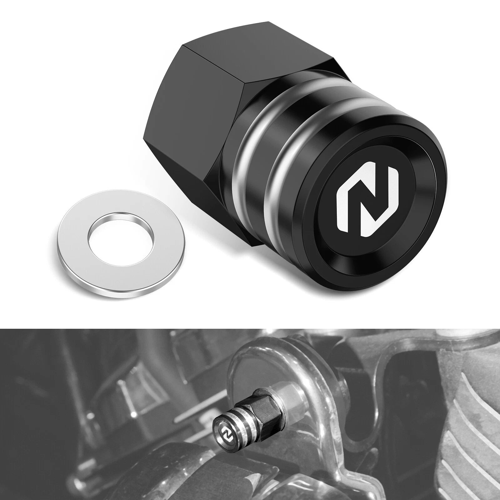 Billet Horn Cover Mounting Nut Kit for Harley Road Glide Special (2017–2023)