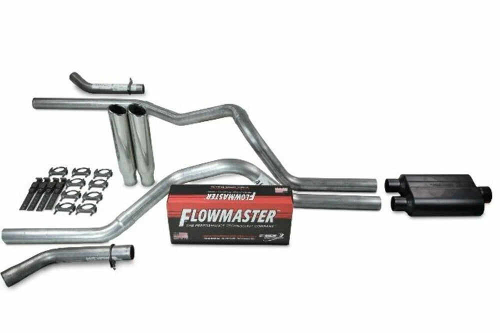 2.5" Dual Exhaust Kit for Chevy GMC 1500 (2019–2025) Flowmaster 40 Series
