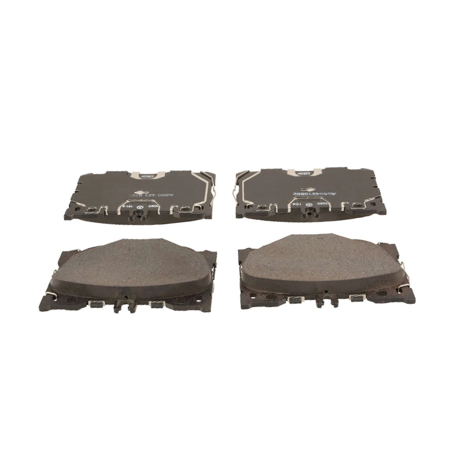 Set of 4 Front Disc Brake Pads for Mercedes (OEM 000420490464)