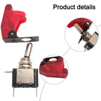 Illuminated SPST Toggle Switch for Automotive 12V 20A (Car/Boat)